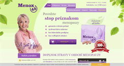 Desktop Screenshot of menox45.sk