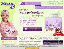 Tablet Screenshot of menox45.sk